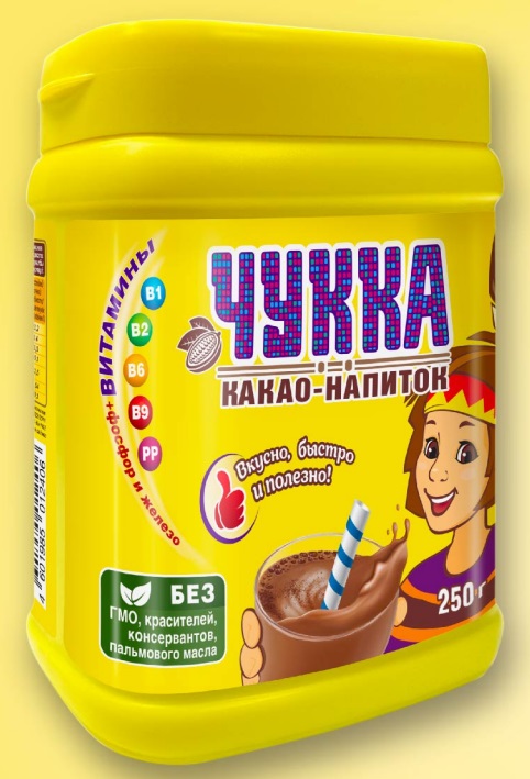Какао МКП Чукка растворимый гранулированный пл/б 250г*10