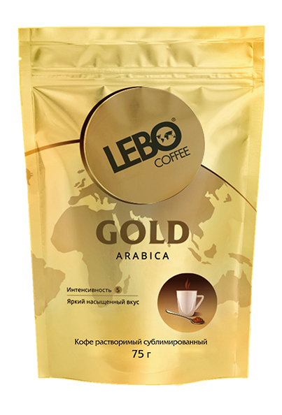 Кофе LEBO Gold сублимированный  м/у, 75г*12