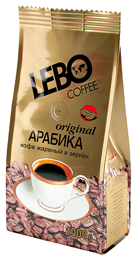 Кофе LEBO Original зерно м/у, 1000г*5