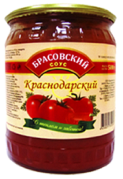 Соус томатный БРАСОВСКИЙ СОУС Краснодарский с/б, 500г*12