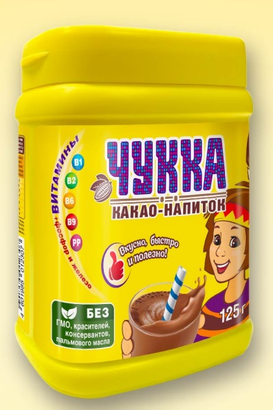 Какао МКП Чукка растворимый гранулированный пл/б 125г*12