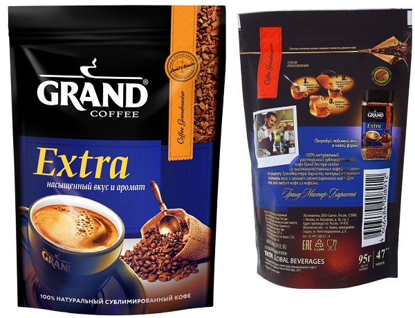 Кофе GRAND Extra сублимированный  м/у, 95г*18