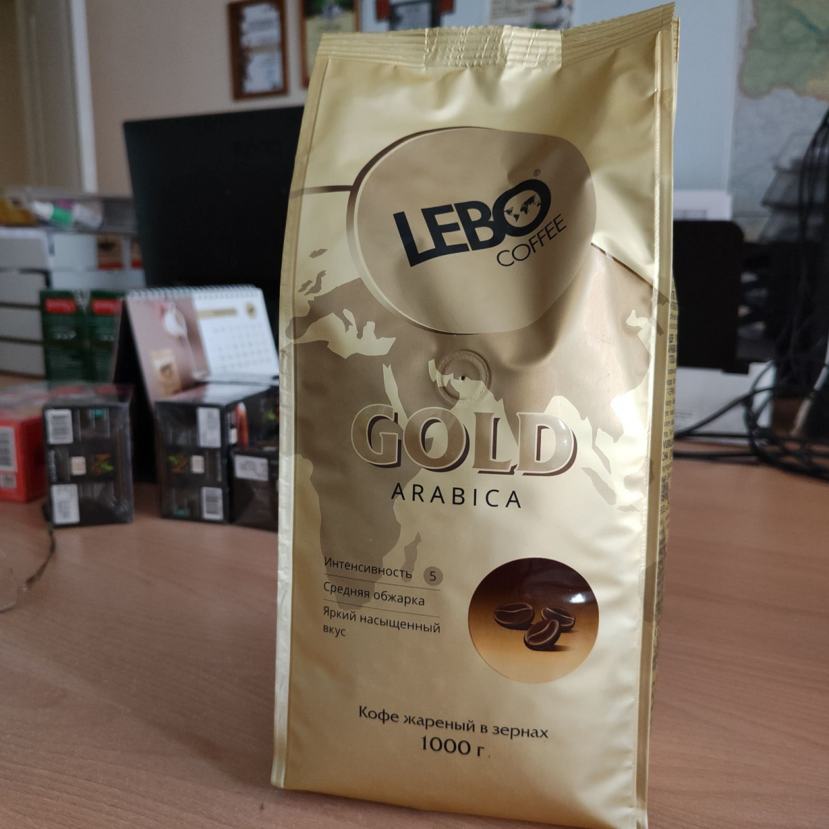 Кофе LEBO Gold зерно м/у, 1000г*5