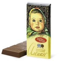 Шоколад АЛЁНКА Красный Октябрь молочный, 60г*25*3бл