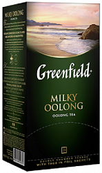 Чай GREENFIELD Milky Oolong зелёный в/к, 25пак*1,5г*10