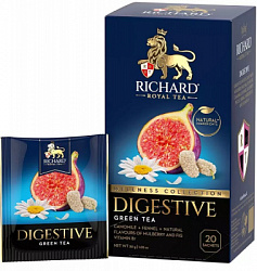 Чай RICHARD DIGESTIVE зеленый аромат. в/к, 20пак*1,5г*12