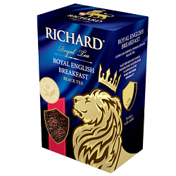 Чай RICHARD Royal English Breakfast чёрный, карт/у 90г*14