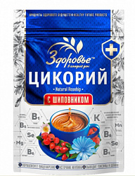 Цикорий ЗДОРОВЬЕ с Шиповником натуральный растворимый гранулированный, м/у ЗИП 85г*12