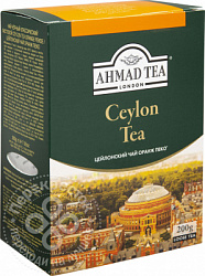 Чай AHMAD TEA Цейлонский чёрный листовой OP, карт/у, 200г*12 