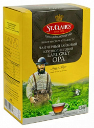 Чай ST.CLAIR`S Earl Grey чёрный крупнолистовой OPA карт/у, 100г*48