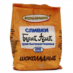 Сливки сухие БЕЛЫЙ АРАП Шоколадные Заменитель на растительной основе м/у, 200г*24