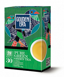 Чай GOLDEN ERA 30 Pure Green зелёный крупнолистовой, 200г*24