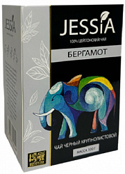Чай JESSIA Бергамот чёрный цейлонский крупнолистовой с бергамотом 100г*48