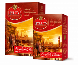 Чай HYLEYS Английский Классический чёрный крупнолистовой карт/у, 200г*18