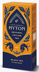 Чай HYTON чёрный оригинальный б/к  карт/у, 25*2г*36
