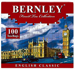 Чай BERNLEY English Classic чёрный б/к, 100пак*2г*6