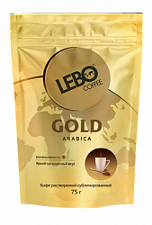 Кофе LEBO Gold сублимированный  м/у, 75г*12