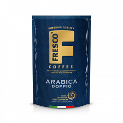 Кофе FRESCO Arabica Doppio сублимированный с молотым м/у, 75г*20