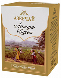 Чай черный байховый листовой Азерчай Астара Букет, кр/л 100г карт*30