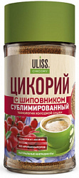 Цикорий ULISS с Шиповником натуральный сублимированный с/б, 85г*12