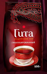 Чай индийский Гита Медиум черный гранулированный, мягк/уп, 100г*60