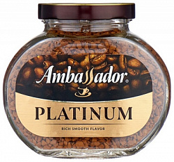 Кофе AMBASSADOR Platinum сублимированный с/б, 190г*6