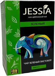 Чай JESSIA зелёный цейлонский крупнолистовой, 100г*48