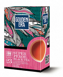 Чай GOLDEN ERA 23 SUPER PEKOE чёрный цейлонский среднелистовой, 100г*40