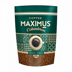 Кофе MAXIMUS Columbian сублимированный м/у, 230г*15