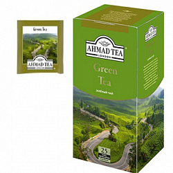 Чай AHMAD TEA Зелёный в/к, 25пак*2г*12