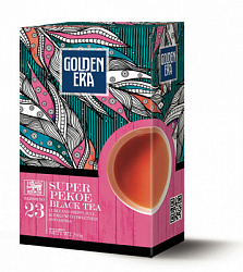Чай GOLDEN ERA 23 SUPER PEKOE чёрный цейлонский среднелистовой, 250г*24