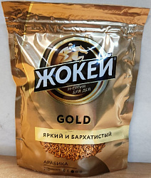 Кофе ЖОКЕЙ GOLD сублимированный м/у, 75г*12