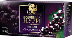 Чай ПРИНЦЕССА НУРИ Черная смородина чёрный ароматизированный, 25пак*1,5г*18