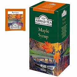 Чай AHMAD TEA Maple Syrup (с кленовым сиропом) зелёный в/к, 25пак*1,5г*12