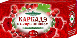 Чай ЛЮТА Каркаде с Боярышником ф/п б/к, 20пак*1,5г*12