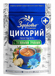 Цикорий ЗДОРОВЬЕ с Таёжными травами натуральный растворимый гранулированный,  м/у ЗИП 85г*12