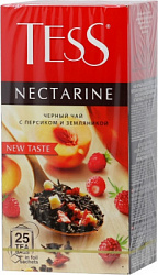 Чай TESS Nectarine черный с добавками в конвертах, 25пак*1,5г*10