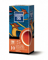 Чай GOLDEN ERA 10 чёрный цейлонский с бергамотом б/к, 25пак*2г*36