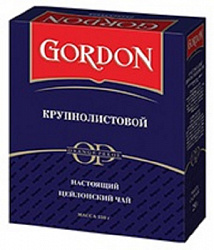 Чай GORDON Цейлонский чёрный крупнолистовой, карт/у, 250г*24