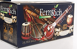 Чай FEMRICH Exclusive чёрный карт/у б/к, 25пак*2г*24