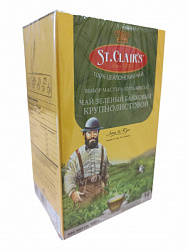 Чай ST.CLAIR`S зелёный среднелистовой карт/у, 100г*48