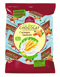 Конфета Мультизлаковая Co barre de CHOCOLAT с цельным миндалём, м/у 200г*21