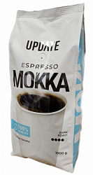 Кофе UPDATE Эспрессо Мокка зерно тёмной обжарки м/у, 1000г*5