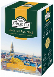 Чай AHMAD TEA Английский №1 чёрный листовой, карт/у, 200г*12 