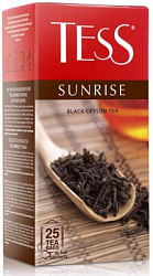 Чай TESS Sunrise черный в конвертах, 25пак*1,8г*10