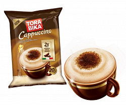 Кофейный напиток TORABIKA Cappuccino с шоколадной крошкой м/у, 20пак*25,5г*12