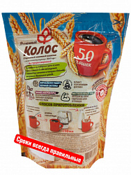 Злаковый напиток ЯЧМЕННЫЙ КОЛОС натуральный без кофеина м/у ЗИП, 100г*24