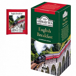 Чай AHMAD TEA Английский Завтрак чёрный в/к, 25пак*2г*12