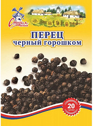 Прянность СТАРАЯ МЕЛЬНЯ Перец черный горошком  Премиум м/у, 20г*25*6бл